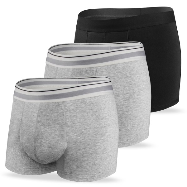 REELINDRY Washable Men’s Incontinence Boxer Briefs 2.3 oz Absorbency Leak