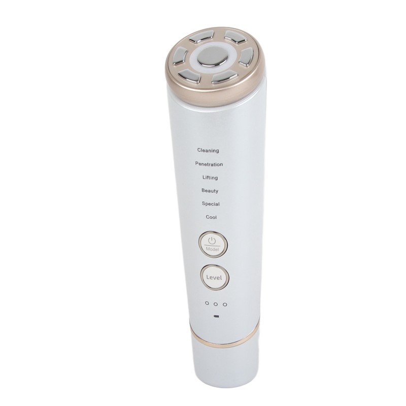 RF Skin Rejuvenation Machine Microcurrent Red Blue Lighting Anti Aging