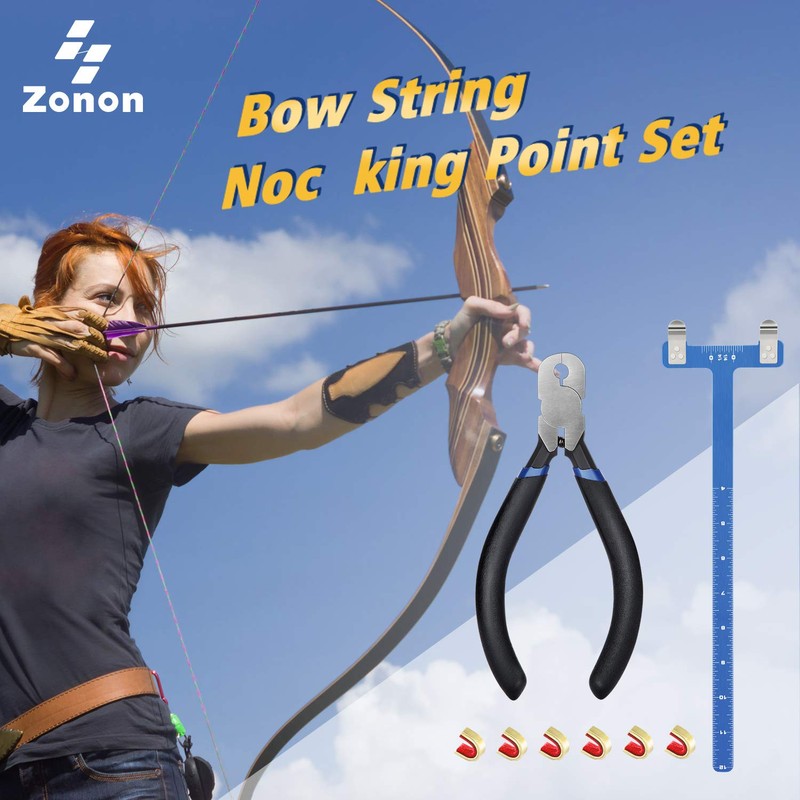Zonon Bow String Nocking Points Pliers Strings Knock Set T
