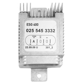 0255453332 Replacement Engine Radiator Cooling Fan Control Module Unit Compatible with 1997-2003 Mercedes C230 C280 E300 E430 E55 AMG SLK230