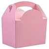Plain Colour Party Box - Light Pink, Pack of 10