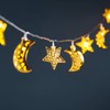 Lights4fun Filigree Moon & Star String Lights Ramadan Home Decor