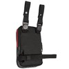 RS TAICHI RSB280 Belt Pouch, 3-Way Specification, Black/Red, Capacity: 0.6