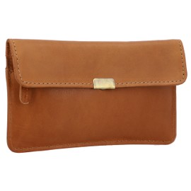 Gusti Rani Leather Wallet Purse Clutch Women's Vintage Leather Brown, walnut, Vintage