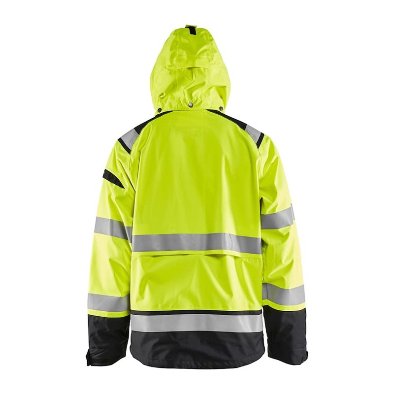 Blaklader Men's Watertight High Visibility Reflective Hi-Vis Premium Shell Safety