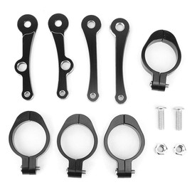 Headlight Holder Lamp Holder Headlight Lamp Holder Vintage Headlight Holder Indicator Light 39-41 mm/1.5-1.6 inch Fork Tube Bracket Clamp, Popular