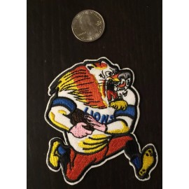 Unbranded Detroit Lions Vintage iron -on Embroidered  Patch  3.5" x 3" AMAZING!!