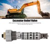 Main Overflow Valve Steel Professional Excavator Relief Valve Replacement EX200