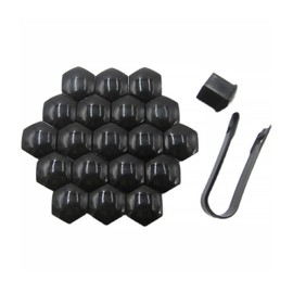 NIYATA 20 pieces wheel bolt caps, 19 mm, wheel bolt caps, wheel nut caps, 19 mm, wheel nut caps, universal tyre nut