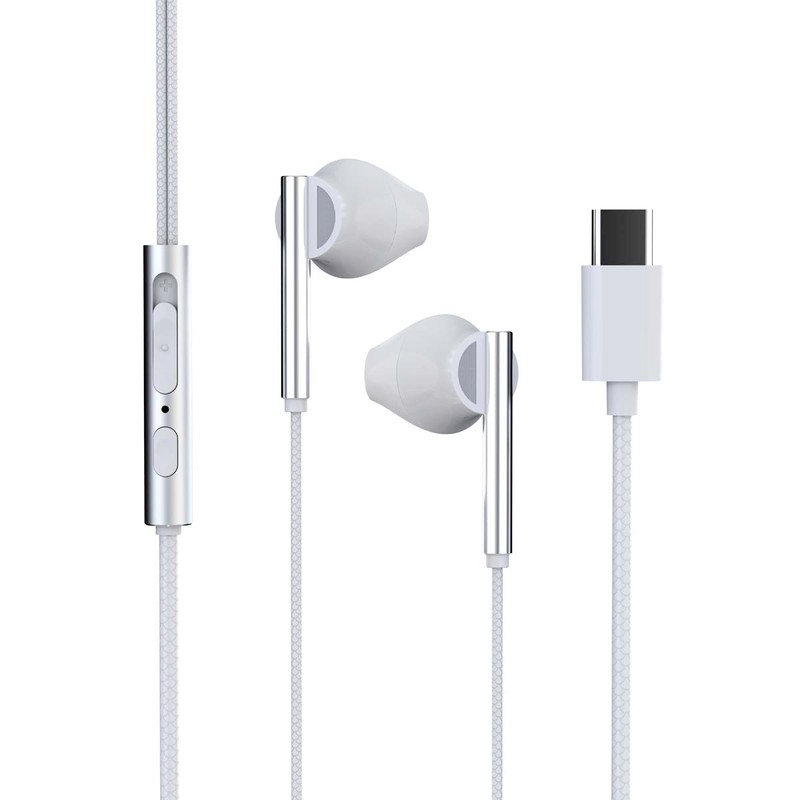 Trevi HMP 700C Mini Ergonomic Headphones Type-C Digital with Microphone