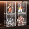 AAABOX Acrylic Display Cabinet Transparent Stackable with Door, 3 Pieces