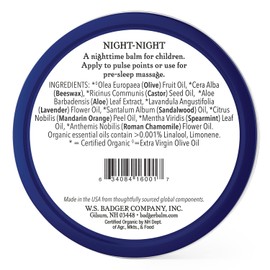 Badger Balm Night Night Balm – 2 oz