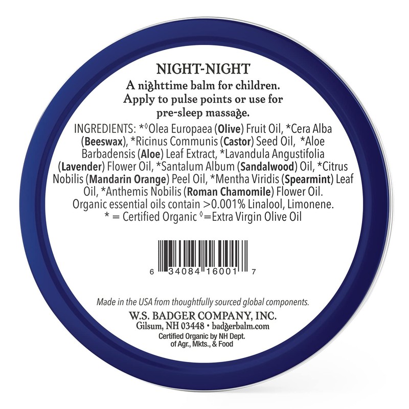Badger Balm Night Night Balm – 2 oz