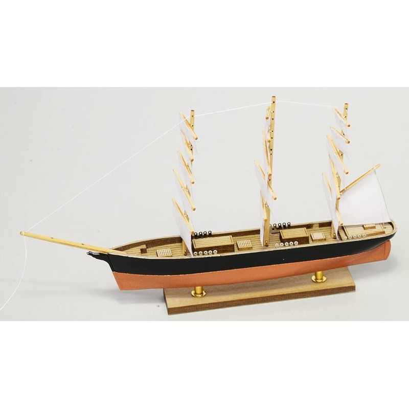 Woody Joe Sailboat Bottleship No.4 Cattisark Wooden Model Building Kit