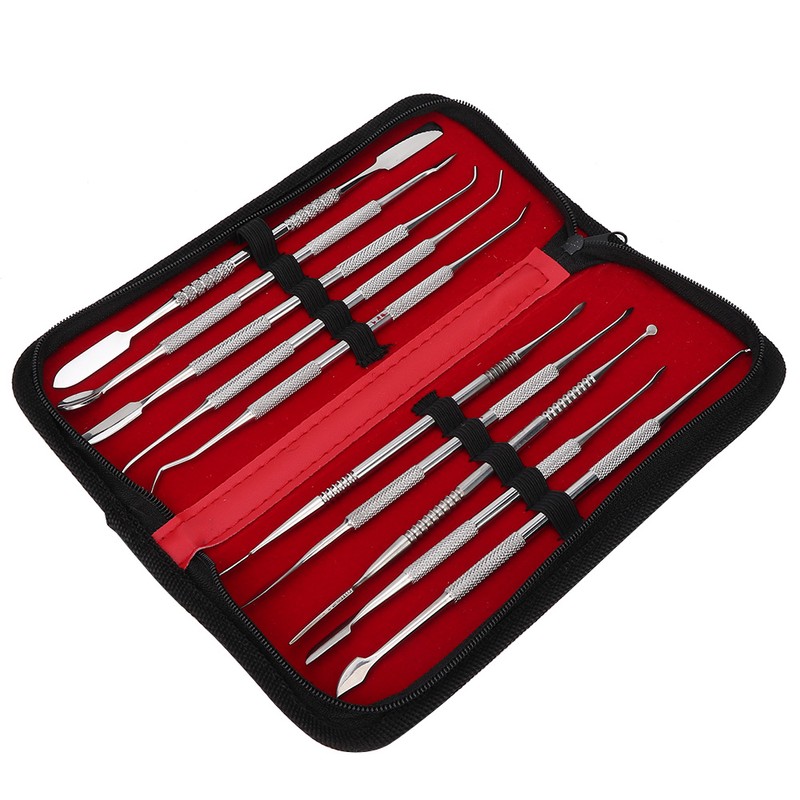 10Pcs Stainless Steel Clay Knife Sculpey DIY Sculpt Carving Knife