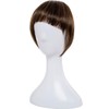Clip in Bangs Hair Extensions 8" Thick Full Neat Bangs