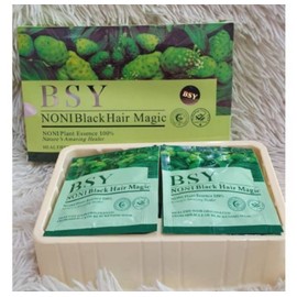 BSY 100% Natural & Genuine Noni Black Hair Magic [20pcs]
