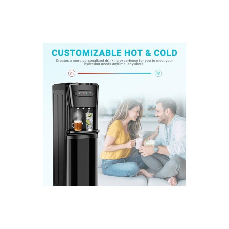 Manastin Bottom Loading Water Cooler Dispenser，3 Temperature Settings - Hot,