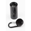 Pocket Ashtray Round Black, Death skull