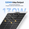 ECO-WORTHY ECO-WORTHY 130 Watt Monocrystalline Flexible Solar Panel Semi-Flexible Bendable