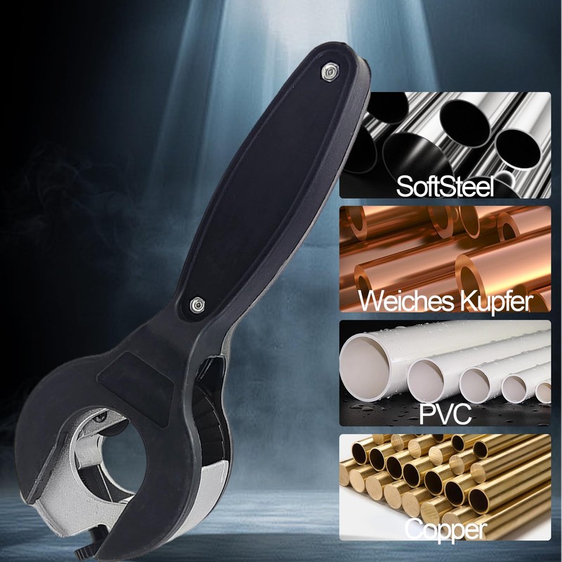 SI SEN Copper Pipe Cutter, Plastic Pipe Cutters, Ratcheting Tubing