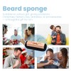 Esponja para barba para lavabo: recoge y limpia el vello