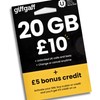 GiffGaff United Kingdom PAYG SIM Card for Visiting UK &