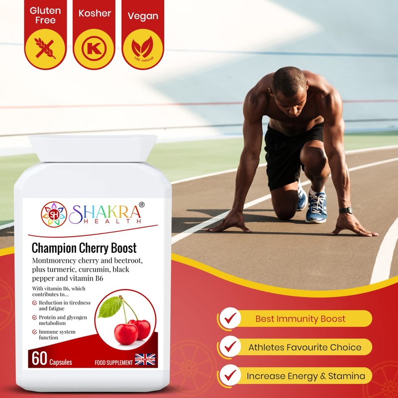 Champion Cherry Boost a Complete Vegan Immune System Boosting Formula