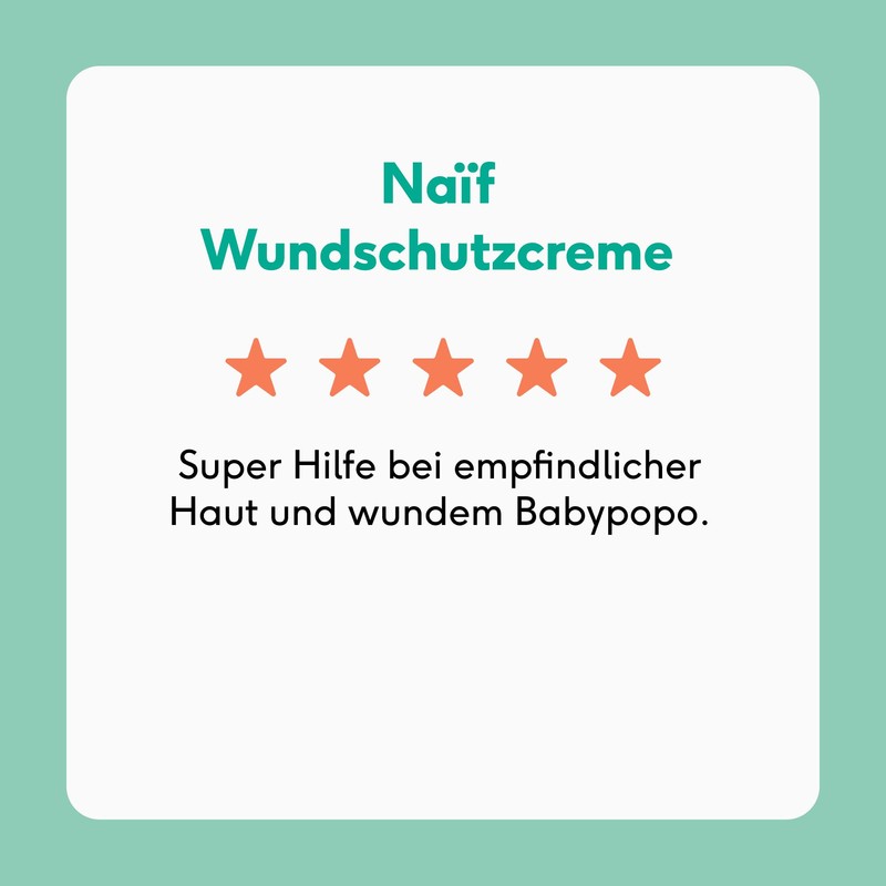 Naïf, Windelcreme parfümfrei für Baby & Kind 75 ml, Pink