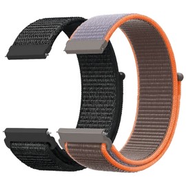 Nylon Fabric Watch Straps 20 mm / 22 mm Bracelet for Men Women Replacement Strap Quick Release Smartwatch Sport Watches Replacement Strap Adjustable Soft Breathable Watch Strap, 20mm