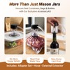Raywok Mason Jar Vacuum Sealer Kit, 20s Fast Vacuum Seal