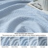 PHF Ultra Soft Waffle Weave Blanket Queen Size, Breathable &