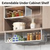 Janebert Expandable Under Shelf Basket Organizer, Under Shelf Storage, Hanging