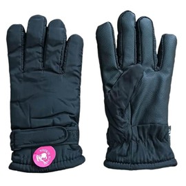 Fia Direct Waterproof & Windproof Winter Gloves for Women Thermal Insulation Gloves Touch Screen Warm Gloves for Skiing,Cycling,Motorcycle,Running,Outdoor Sports (Black, One Size) (Black, One Size)