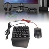 Wired Keyboard Mouse Converter Combo Plug and Play Keypad Mouse
