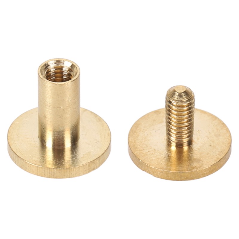 50 Set Leather Fasteners Kit Rivets for Binding Belt Strap