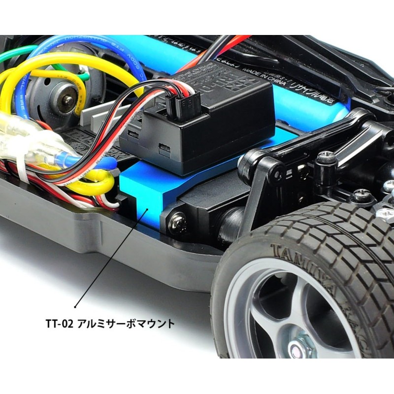 OSE TT-02 Aluminum Servo Mount Red