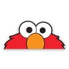 Sticker Gold - Peeping Elmo 18cm Car Sticker - Fun