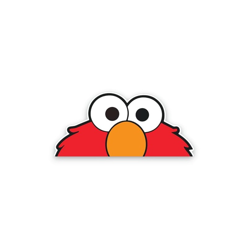 Sticker Gold - Peeping Elmo 18cm Car Sticker - Fun