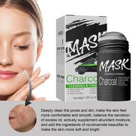 2-PCS Clay Mask Sticks. Green Tea Clay & Bamboo Charcoal Clay.Clean Blackheads. Suitable For All Skin Type.Pores Face Masks Skincare, Mud Mask Stick，Help Reduce Acne Breakouts