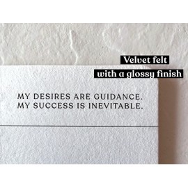 Premium Vision Board Felt Bulletin Board - Minimalist Dream Board, DIY Visual Boards, Manifestation Pinboard, Ideal for Vision Board Kit, Vision Board Supplies 17x23 inches