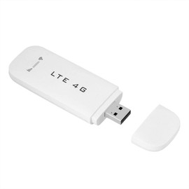 Elprico 4G USB WiFi Dongle, 4G LTE USB Network Adapter Wireless WiFi Hotspot Router Modem Stick, White Portable 100 Mbit/s Highspeed WiFi Hotspot (with WiFi Function)