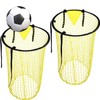 MOLHEM Foldable Football Goal Net 2 Pack, Durable & Portable