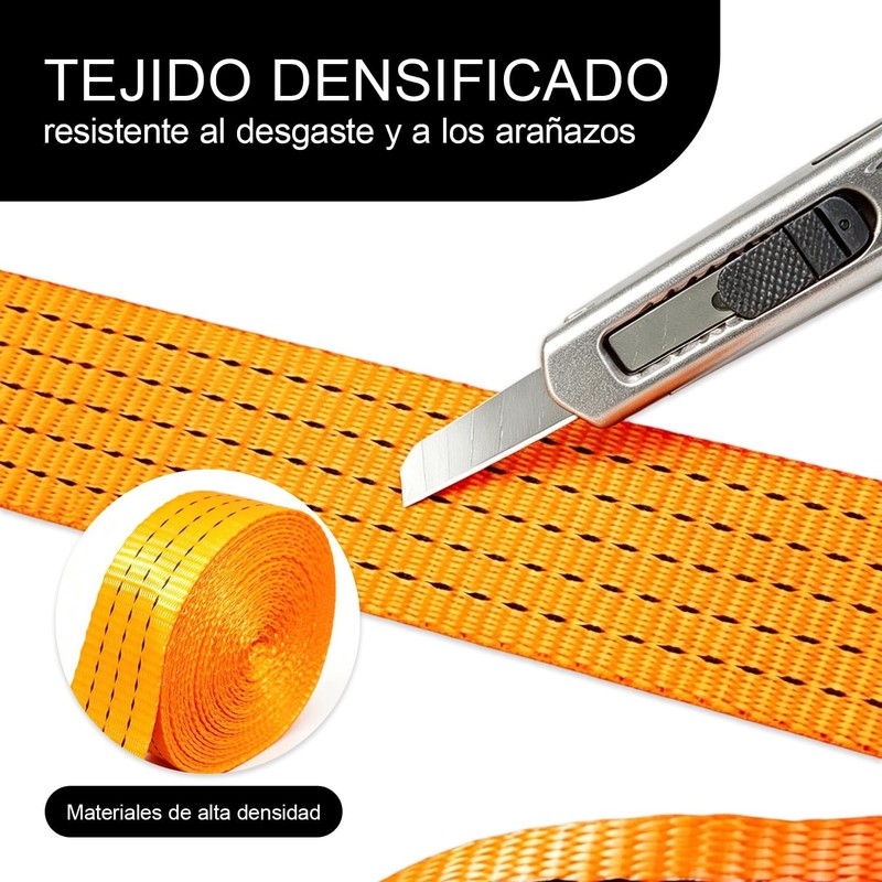 Eslingas con Matraca, Juego de 6 Piezas de 2.5cm x