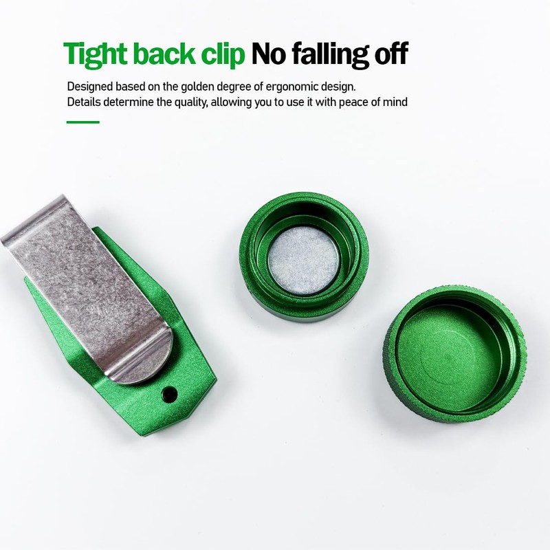 YEUEK TAOM Pool Chalk Holder Round Shaped Practical Tool Billiards