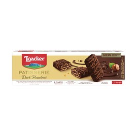 Loacker Gran Pasticceria Dark Hazelnut Chocolate Biscuits 100 g (Pack of 3)