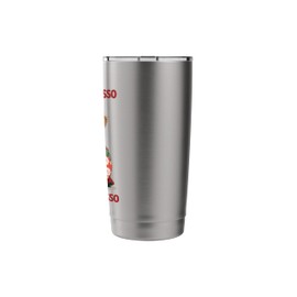 More Espresso Less Depresso Kimono Dog Maltipoo Stainless Steel Insulated Tumbler