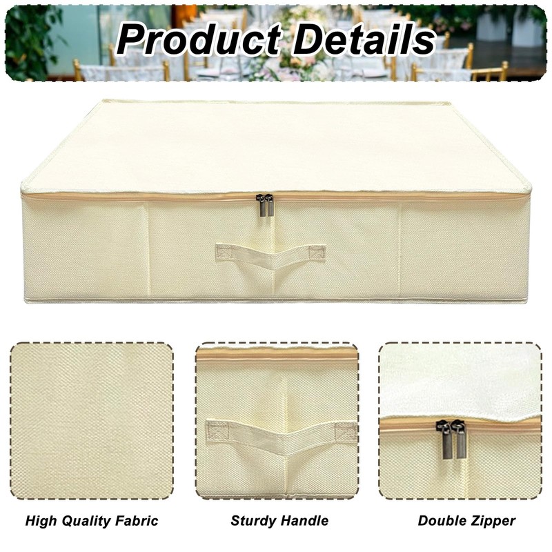 Wedding Dress Storage Box, Wedding Dress Preservation Box with 40