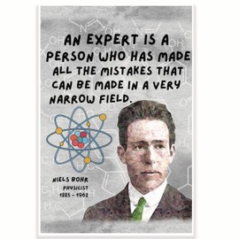 An Expert Is A Person Who Has Made All The Mistakes Quote Classroom Poster - Science Class Poster - 12 x 18 Inch - Classroom Decor - Classroom Must Haves - Back To School Decor - CPS0708