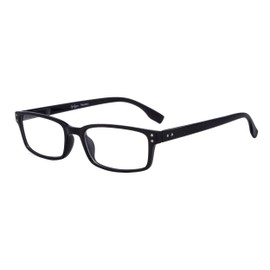 Eyekepper Klassische Qualitätslesebrille rechteckige Fassung mit Federscharnier in Schwarz +3.00